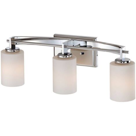 Elstead Taylor - 3 Licht über dem Spiegellicht - poliertes Chrom-Finish IP44, G9 (1/2)