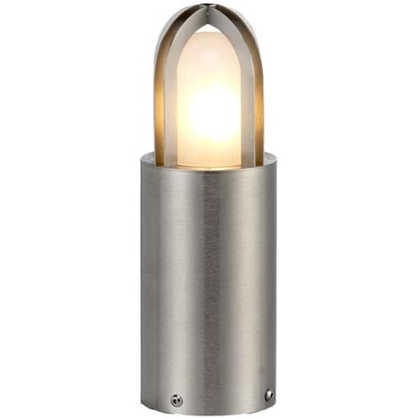 Elstead Paignton Außen-Sockelleuchte Edelstahl (Silber), IP55