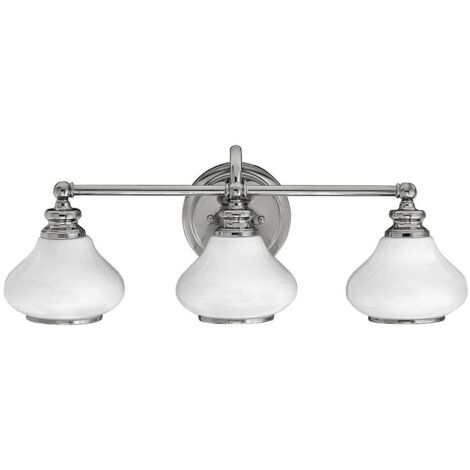 Elstead Ainsley - 3 Licht Innenwandleuchte Chrom poliert IP44, G9 (1/5)