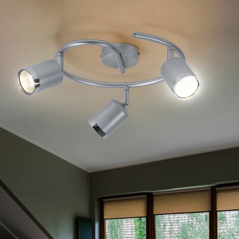 12 Watt LED Decken Spot Leuchte Strahler beweglich Alu rund WOFI ACTION  947603630000 | Deckenlampen