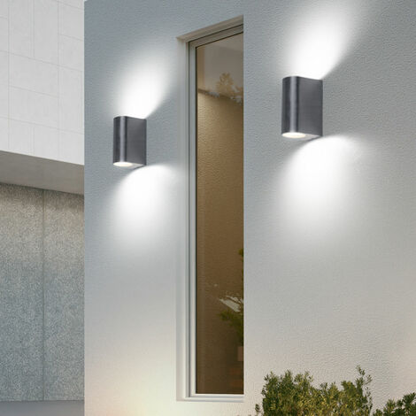 Aranzyec Außenwandleuchte Aus Aluminium, IP54 Wasserdicht – E27 Fassung, Matt-schwarz, Für Garten & Terrasse