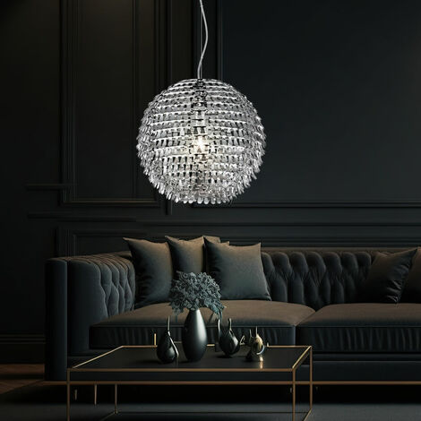 Hängeleuchte Kugeln Kugelleuchte chrom Designleuchte hängend, Metall