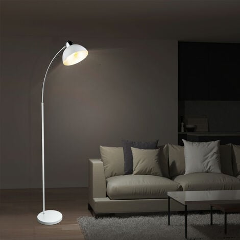 LED Steh Lampe Bogen Strahler Leuchte Wohn Zimmer Decken Fluter höhe verstellbar 