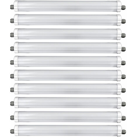 12x LED Wannen Leuchten Decken Lampen Lager Halle Werkstatt Tages Licht Röhren 