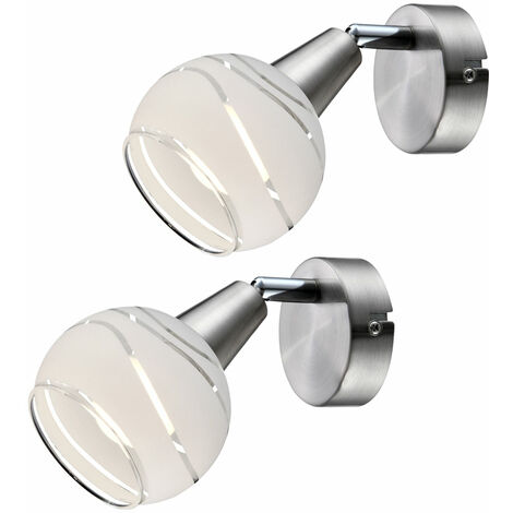 Spot LED Mural 2 Flammes, Orientable Et Moderne, Pour éclairer Votre Intérieur Avec Style