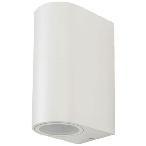 Außen Wand Leuchte Fassaden ALU Strahler UP DOWN Beleuchtung Haus Tür Lampe weiß V-TAC 7542