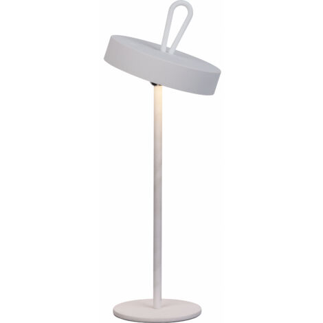Naeve ELLA Wiederaufladbare dimmbare integrierte LED-Tischlampe Weiß IP54 Berührungssensor (1/5)