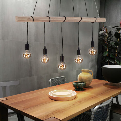 Retro Decken Hänge Leuchte Wohn Zimmer Käfig Design Pendel Lampe Schwarz Gold