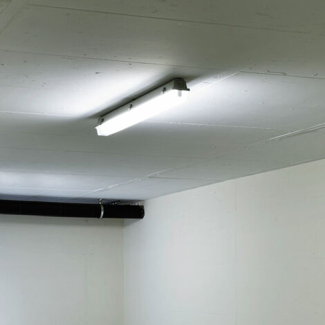 LED Decken Wannen Lampe Tages Licht Keller Röhre Industrie Lager Hallen Leuchte 