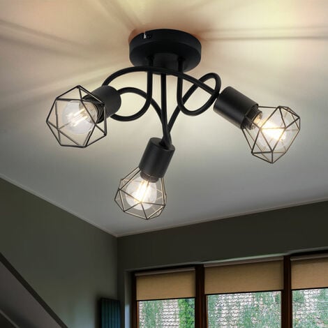 LED Wand Lampe Küchen Beleuchtung Retro Spot beweglich Flur Käfig Leuchte weiß 