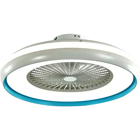 LED Design Decken Ventilator Fernbedienung Tages-Licht Leuchte Wind Lüfter Lampe 