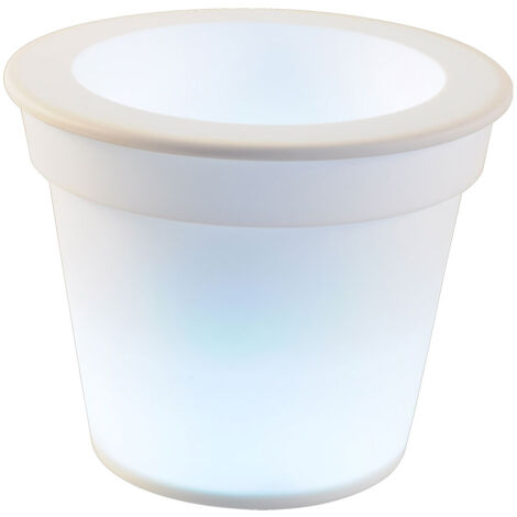 Solar LED Blumenkübel Blumentopf Blumentopf leuchtend Solar Blumentopf