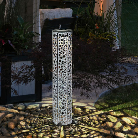 Solarlampe orientalisch Solarleuchte mit Akku LED Außen Steckleuchte