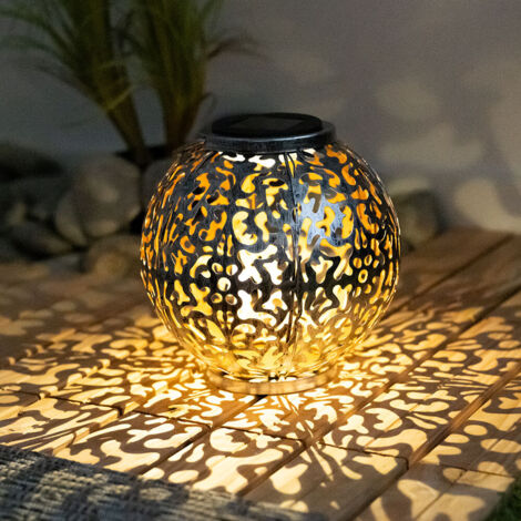 Solar Lampe Outdoor Solarleuchte orientalisch LED Solar Laterne Außen