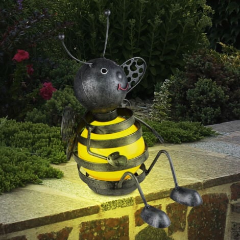 Solar Figuren für Außen Deko Feenhaus Gartendeko Fliegenpilz Lampe