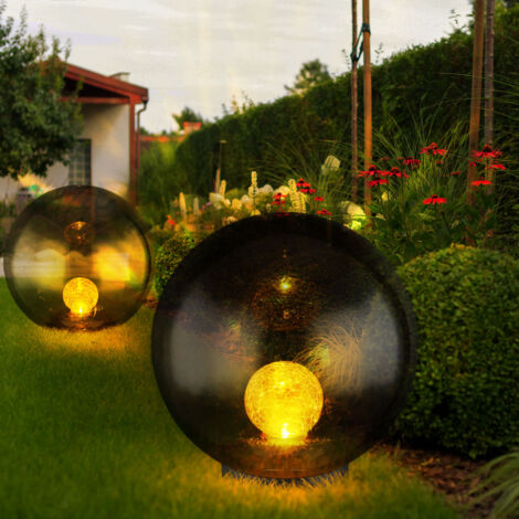 Gartendeko Kugel Solarleuchten für den Garten rund LED Solar