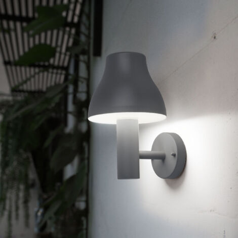 Wandleuchte Aussen Fassadenleuchte Außen LED Wandlampe Garten Aluminium