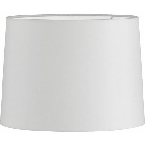 LED Tischleuchte dimmbar Nachttischleuchte Textilschirm weiß Tischlampe  Messing matt, 1x 13,4W 1200Lm warmweiß, DxH 25x49