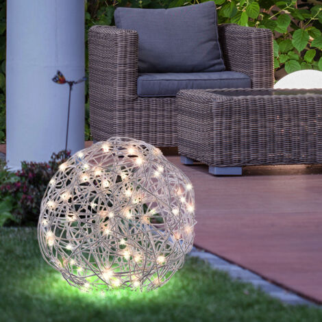 Solarleuchte Kugel Außen Kugelleuchte Erdspieß Solar Außenleuchte Kugel