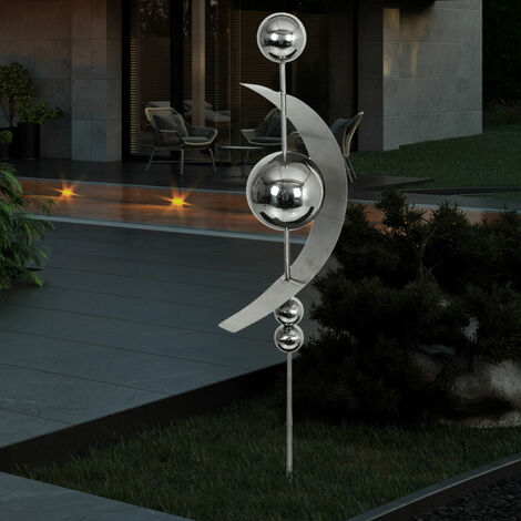 Gartenstecker Edelstahl Gartendeko Kugeln Stab Blumenstecker Terrassen