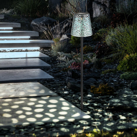 LED Solar Steckleuchte Garten Solarlampe für Außen Solar Stecklampe
