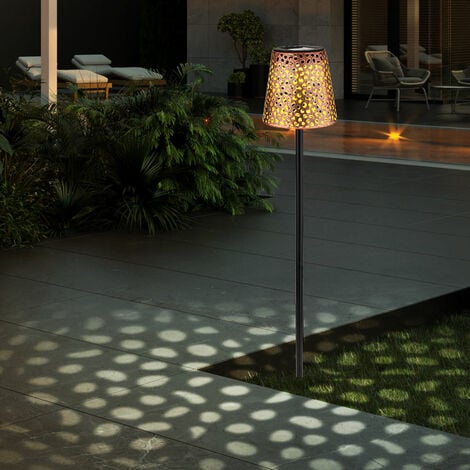 LED Solar Steckleuchte Garten Solarlampe für Außen Solar Stecklampe