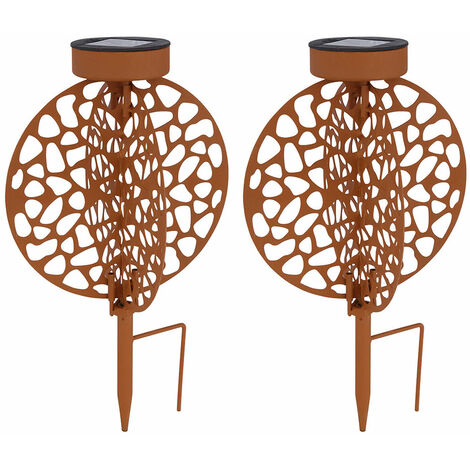 Solarlampe orientalisch Solarleuchte mit Akku LED Außen Steckleuchte