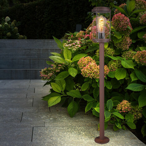 Außen Stehlampe Gartenlaterne für Draußen Strom für Garten