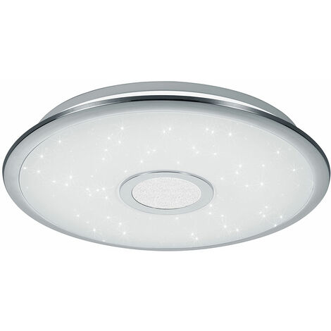 Lichtsse LED Deckenleuchte Dimmbar – 46W, 3220 Lumen, Mit Fernbedienung, Modernes 3-Oval-Design