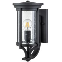Außenleuchte Wandleuchte Wandlampe Gartenlampe Stahl Glas H 38,8 cm Laterne