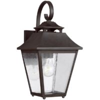Außenleuchte Wandlaterne Wandlampe Hofleuchte Balkon E27 Glas klar Stahl zobel