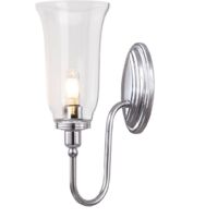 Elstead Blake - 1 Licht Badezimmer Wandleuchte Chrom poliert IP44, G9