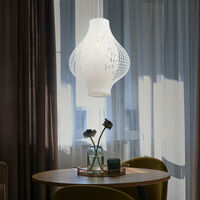 Elegante LED Decken Leuchte Küchen Tisch Beleuchtung gemusterte Hänge Lampe 7 W 