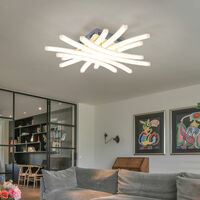 SMD LED Deckenlampe Arbeitszimmer Beleuchtung 36 Watt Leuchte LxBxH 48x48x8 cm 