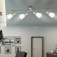LED Decken Lampe Spots beweglich Flur Küchen Beleuchtung Strahler Leuchte Holz