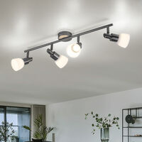 kupferfarbene Wohn Schlaf Zimmer Lampe Retro Decken Leuchte Küchen Flur Strahler 