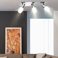LED Decken Lampe Gäste Schlaf Zimmer Glas Schirm Leuchte Strahler verstellbar 