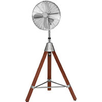 Stand Ventilator Klima Raum ALU Kühler Haushalt verstellbar Windmaschine Holz Stativ AEG VL 5688 S