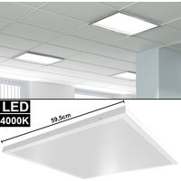 LED Decken Panel 45W Büro Arbeits Zimmer Tages Licht Einbau Raster Lampe weiß 