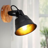 LED Design Wand Lampe Chrom Spot verstellbar Wohn Arbeits Zimmer Leuchte schwarz 