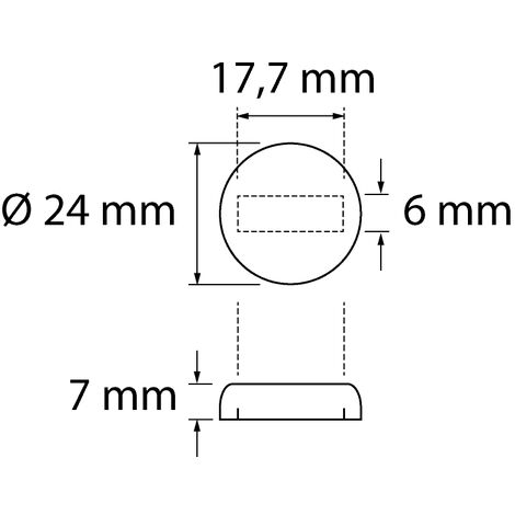 SITZPLATZ® WC-Sitz-Puffer Nr. 16 Auflagestopfen für Toilettensitz  Abstandhalter für WC-Brille Dämpfer Weiß