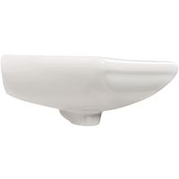 'aquaSu® Eckhandwaschbecken scaLma | 34 cm | Weiß | Eckwaschbecken | Einbauwaschtisch | Eckwaschtisch | Waschtisch | Gäste-WC