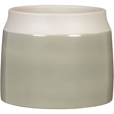Scheurich Jarro, Blumentopf aus Keramik,  Farbe: Verde, 17,5 cm Durchmesser, 16,5 cm hoch, 4,1 l Vol.