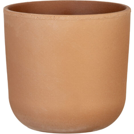 Scheurich La Natura, Blumentopf aus Keramik,  Farbe: Rosso, 27,3 cm Durchmesser, 25,8 cm hoch, 7,9 l Vol.