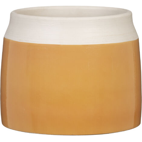 Scheurich Jarro, Blumentopf aus Keramik,  Farbe: Naranja, 17,5 cm Durchmesser, 16,5 cm hoch, 4,1 l Vol.
