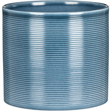 Scheurich Blumentopf aus Keramik, Farbe: Blue Jeans, 23 cm Durchmesser, 21 cm hoch, 7,4 l Vol. (1/4)