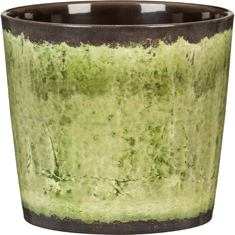 Scheurich TRADITION, Blumentopf aus Keramik,  Farbe: Meadow Glaze, 18 cm Durchmesser, 15,6 cm hoch, 1,1 l Vol.