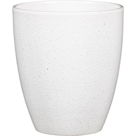T4U bloempot binnen 18 cm zelfbewaterende bloempot met waterniveau-indicator zwart, kunststof bloempot set van 4 met waterreservoir, decoratieve bloempot voor huis en balkon