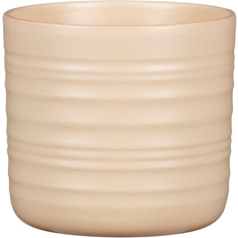 Scheurich Cottage, Blumentopf aus Keramik,  Farbe: Dry Reed, 22,7 cm Durchmesser, 20,7 cm hoch, 10,7 l Vol.
