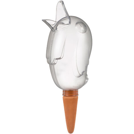 Scheurich Bördy XXL, Wasserspeicher aus Kunststoff,  Farbe: Bördy XXL, Transparent/Clear, 13,7 cm Breite, 11 cm Tiefe, 33 cm hoch, 1 l Vol.